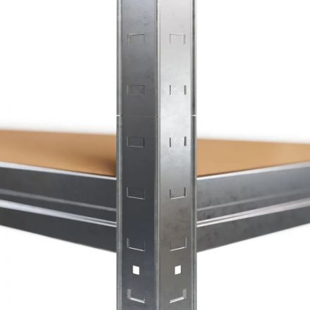 Стеллаж металлический SK6_MZ BONUS, 5 полок. цинк, ХДФ. 1800х750х350 Стеллаж металлический SK6_MZ BONUS, 5 полок. цинк, ХДФ. 1800х750х350