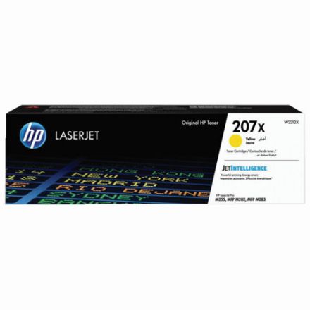 Картридж лазерный HP (W2212X) Color LJ M282/M283/M255, №207X, желтый, оригинальный, ресурс 2450 страниц Картридж лазерный HP (W2212X) Color LJ M282/M283/M255, №207X, желтый, оригинальный, ресурс 2450 страниц