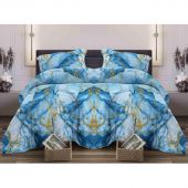 Постельное белье Евро бязь набивная 120г/м2 (нав.50х70 2шт.), Мрамор бирюза Постельное белье Евро бязь набивная 120г/м2 (нав.50х70 2шт.), Мрамор бирюза