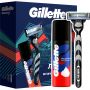 Подарочный набор GILLETTE MACH3 бритва 1смен кас+Пена д/бритья классич 50мл