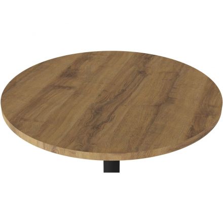 Стол журнальный KF_КАТ (9478232201)мет. черн./МДФ дуб вотан,черн