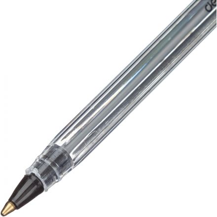 Ручка шариковая неавтомат. Deli Think, шар.1мм, лин.0,7мм,черн,масл Ручка шариковая неавтомат. Deli Think, шар.1мм, лин.0,7мм,черн,масл