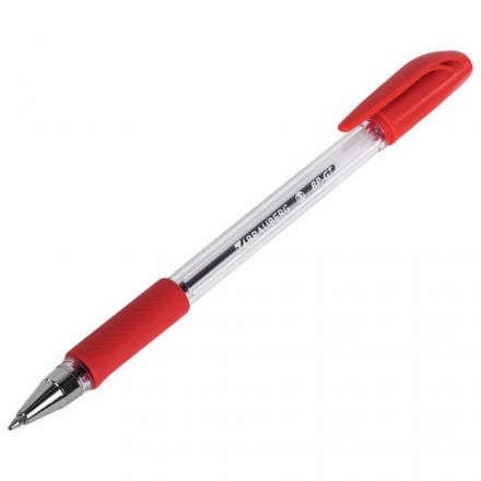 Ручка шариковая BRAUBERG "BP-GT", КРАСНАЯ, корпус прозрачный, евронаконечник 0,7 мм, линия письма 0,35 мм, 144007 Ручка шариковая BRAUBERG "BP-GT", КРАСНАЯ, корпус прозрачный, евронаконечник 0,7 мм, линия письма 0,35 мм, 144007