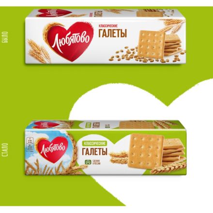 Печенье Любятово галеты классические, 185г