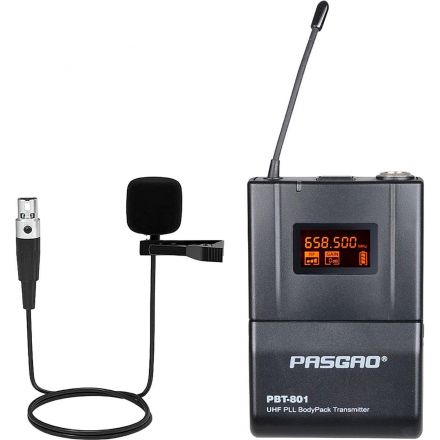 Радиосистема Pasgao PAW-900/PBT-801, 1 канальная, 1 петличн мкф Радиосистема Pasgao PAW-900/PBT-801, 1 канальная, 1 петличн мкф