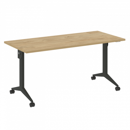 X-Pull Стол складной мобильный X.M-4.7 Тиквуд светлый/Антрацит металл 1580*720*753
