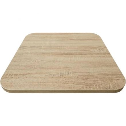 Стол обеденный SHT-TU104/60/60 ЛДСП белый муар/дуб сонома 201419/692970