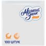 Салфетки 1-сл.Мягкий знак белые 100шт./уп.c4