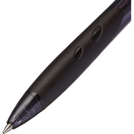 Ручка шариковая автоматическая Pilot BPRG-10R-F Rex Grip черная (толщина линии 0.32 мм)