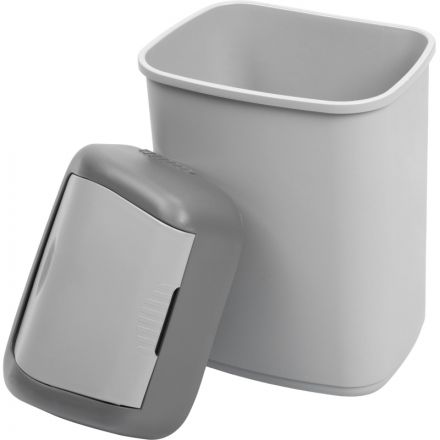 Контейнер для мусора подвесное 14л с качающейся крышкой 327 Контейнер для мусора подвесное 14л с качающейся крышкой 327