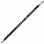 Карандаш чернографитный Faber-Castell Goldfaber 1222 НВ заточенный с ластиком