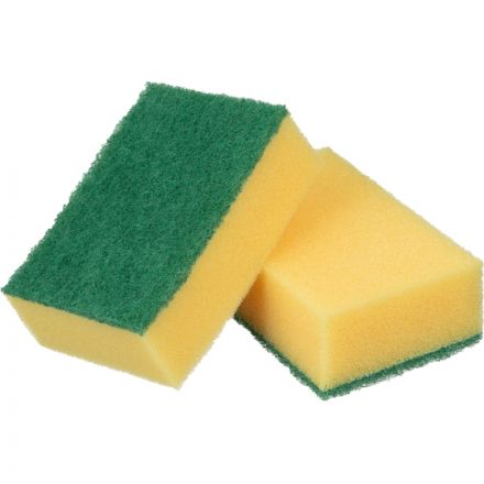 Губки для мытья посуды Paclan Practi Maxi поролоновые 95x65x35 мм 3 штуки в упаковке Губки для мытья посуды Paclan Practi Maxi поролоновые 95x65x35 мм 3 штуки в упаковке