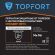 Перчатки защитные от порезов  TopFort Сполдер Нит Е с нитр.покр. р.9