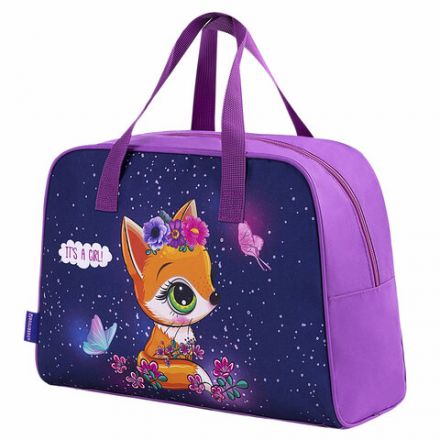 Сумка для занятий BRAUBERG с ручками, 35x25x15 см, "Little fox", 271591 Сумка для занятий BRAUBERG с ручками, 35x25x15 см, "Little fox", 271591