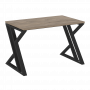 Loft Стол рабочий VR.L-SRZ-2.7 Тиквуд тёмный/Чёрный металл 1180*720*750