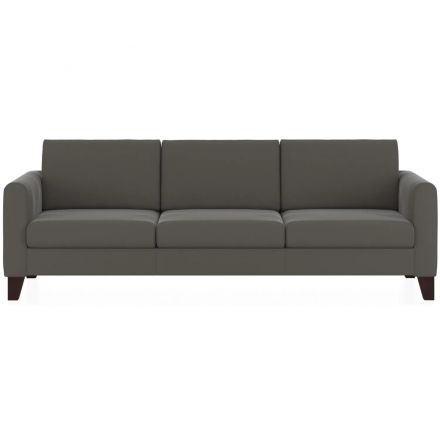 Диван EF_Берген 3-х местный к/зEuroline 995 серый матовый