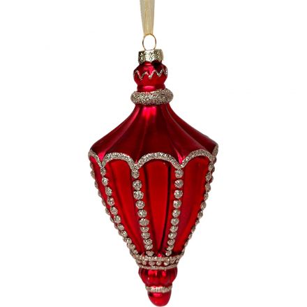Игрушка новогодняя подвесная из стекла, 97454
