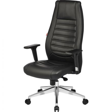 Кресло BN_Fc_EChair-599 MPU кожзам черный, алюминий Кресло BN_Fc_EChair-599 MPU кожзам черный, алюминий