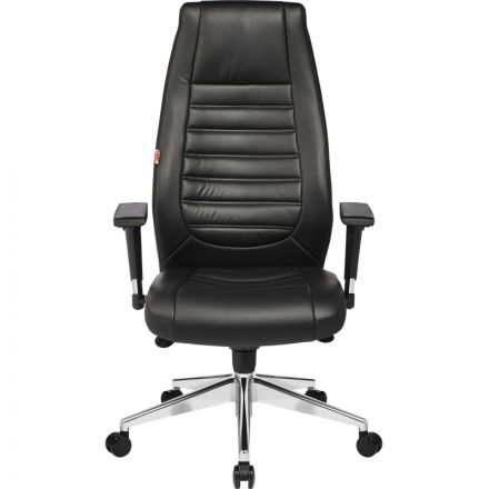 Кресло BN_Fc_EChair-599 MPU кожзам черный, алюминий Кресло BN_Fc_EChair-599 MPU кожзам черный, алюминий