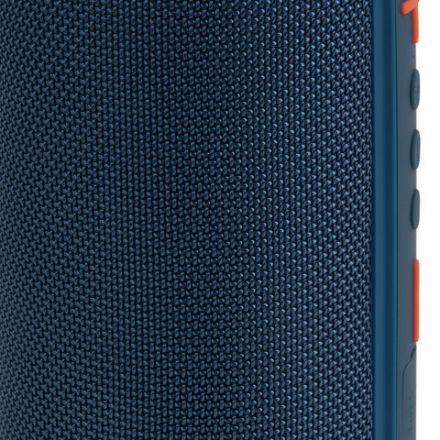 Колонка портативная влагозащищенная KAIGO (КАЙГО) BTW185, 20 Вт, Bluetooth, USB, Micro SD, AUX, RGB, TWS, FM, синяя, 514221