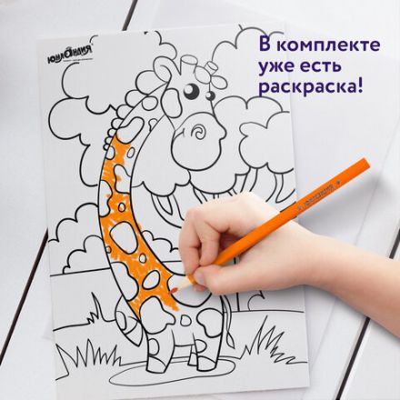 Карандаши цветные ЮНЛАНДИЯ "ТРОПИКИ", 12 цветов, с РАСКРАСКОЙ, трехгранные, грифель 3 мм, натуральное дерево, 181647 Карандаши цветные ЮНЛАНДИЯ "ТРОПИКИ", 12 цветов, с РАСКРАСКОЙ, трехгранные, грифель 3 мм, натуральное дерево, 181647