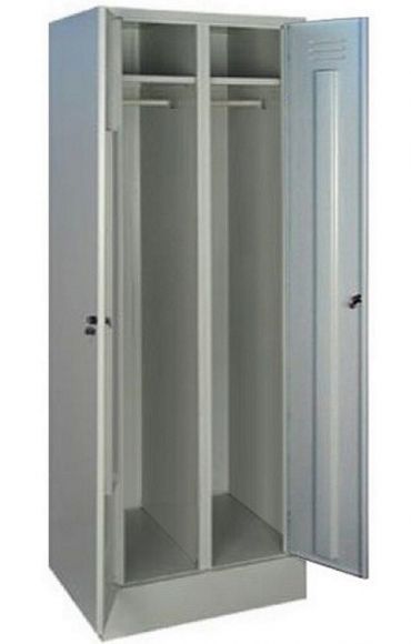 Шкаф для одежды двухсекционный ШРМ-С-800 медицинский