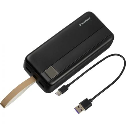 Внешний аккумулятор BigTech (BT-PB-30-BL-8) 30000 mAh черный Внешний аккумулятор BigTech (BT-PB-30-BL-8) 30000 mAh черный