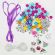 Набор для создания бижутерии и украшений BEADS SET ЕДИНОРОГИ, 164 элемента, BRAUBERG KIDS, 664699 Набор для создания бижутерии и украшений BEADS SET ЕДИНОРОГИ, 164 элемента, BRAUBERG KIDS, 664699