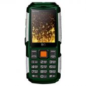 Мобильный телефон BQ-2430 Tank Power Зеленый+Серебро