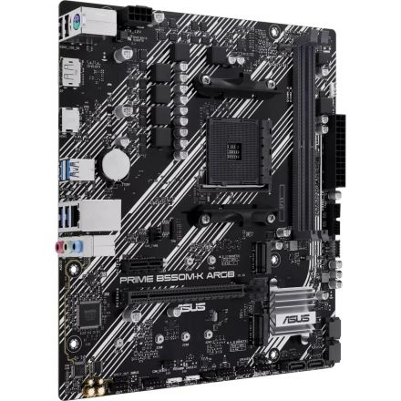 Материнская плата ASUS PRIME B550M-K ARGB AM4 2xDDR4,  mATX