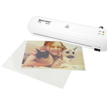 Ламинатор BRAUBERG ULTRA PM235W, БЕЛЫЙ, формат A4, толщина пленки 60-150 мкм, скорость 30 см/мин, 532184 Ламинатор BRAUBERG ULTRA PM235W, БЕЛЫЙ, формат A4, толщина пленки 60-150 мкм, скорость 30 см/мин, 532184