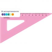 Треугольник 13 см угол 30 градусов NEON Cristal цвет ассорти ТК-33