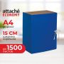 Папка архивная с завязками 150мм Attache Economy,БВ,синий Папка архивная с завязками 150мм Attache Economy,БВ,синий