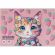 Альбом для рисования Комус Класс Kitty Stikers, А4, 40 лист, скрепка, в асс Альбом для рисования Комус Класс Kitty Stikers, А4, 40 лист, скрепка, в асс