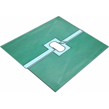 Простыня стерил. с круг.отверст. лип.край 90х75, спанб. лам., пл.40 Гекса Простыня стерил. с круг.отверст. лип.край 90х75, спанб. лам., пл.40 Гекса