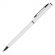 Ручка шариковая автоматическая PALERMO бел.мет.корп, 0,7мм синяя 20-0250/14