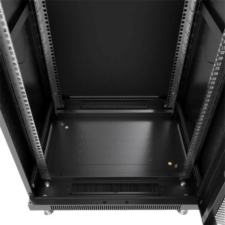 Шкаф напольный 19, 42U Cabeus ND-SC-42U60/120-BK 600x1200mm передн и задн