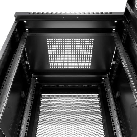 Шкаф напольный 19, 42U Cabeus ND-SC-42U60/120-BK 600x1200mm передн и задн