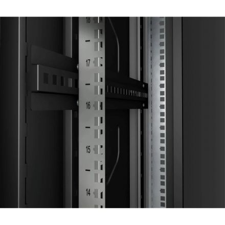 Шкаф напольный 19, 42U Cabeus ND-SC-42U60/120-BK 600x1200mm передн и задн