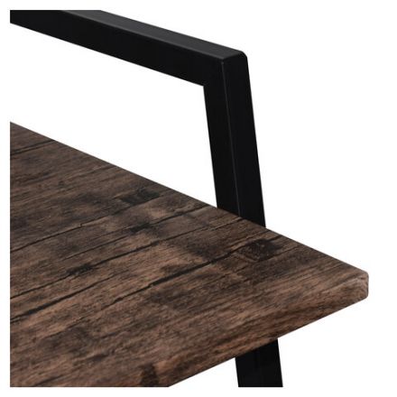 Стол на металлокаркасе BRABIX "LOFT CD-003", 640х420х840 мм, цвет морёный дуб, 641215 Стол на металлокаркасе BRABIX "LOFT CD-003", 640х420х840 мм, цвет морёный дуб, 641215