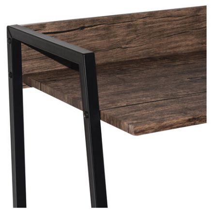 Стол на металлокаркасе BRABIX "LOFT CD-003", 640х420х840 мм, цвет морёный дуб, 641215 Стол на металлокаркасе BRABIX "LOFT CD-003", 640х420х840 мм, цвет морёный дуб, 641215