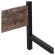 Стол на металлокаркасе BRABIX "LOFT CD-003", 640х420х840 мм, цвет морёный дуб, 641215 Стол на металлокаркасе BRABIX "LOFT CD-003", 640х420х840 мм, цвет морёный дуб, 641215