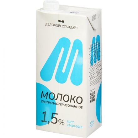 Молоко Деловой стандарт УТП 1,5% 1л