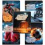Тетрадь 12 л. ЮНЛАНДИЯ, линия, обложка картон, SPORT, 107286