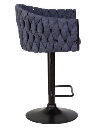 Стул барный DOBRIN LEON, синяя ткань (LAR-275-29) Стул барный DOBRIN LEON, синяя ткань (LAR-275-29)
