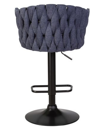Стул барный DOBRIN LEON, синяя ткань (LAR-275-29) Стул барный DOBRIN LEON, синяя ткань (LAR-275-29)