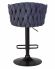 Стул барный DOBRIN LEON, синяя ткань (LAR-275-29) Стул барный DOBRIN LEON, синяя ткань (LAR-275-29)