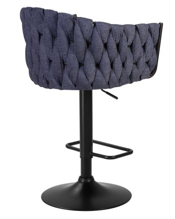 Стул барный DOBRIN LEON, синяя ткань (LAR-275-29) Стул барный DOBRIN LEON, синяя ткань (LAR-275-29)