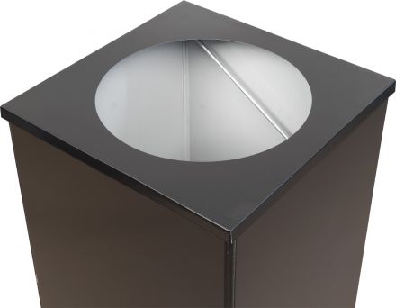 Урна 80 литров Квадро-24 черный