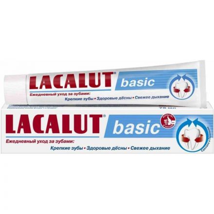 Зубная паста LACALUT Бейсик 75 мл 666289